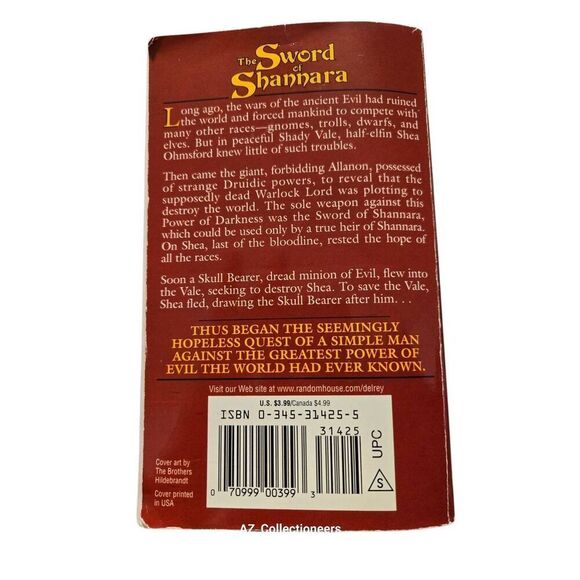 The sword of Shannara by Terry Brooks - del ray fantasy books - isbn 0345314255 - Picture 6 of 6